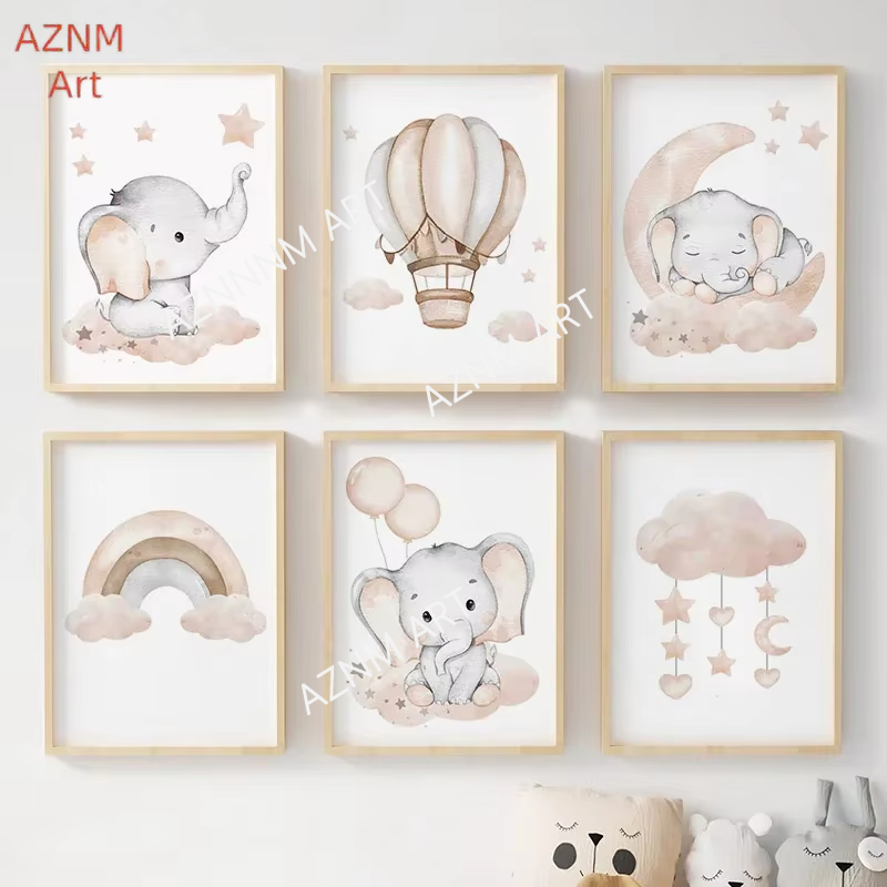 Baby Nursery Wall Art - Affiches murales pour bébés et enfants,