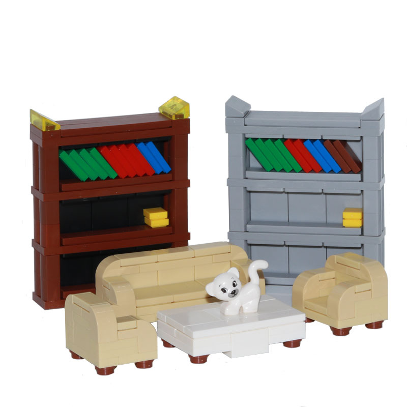 Baby Bookshelf Small - Ensemble de meubles pour figurines de