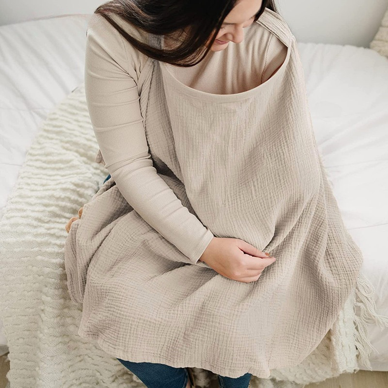 Nursing Cover Breastfeeding - Housse d'allaitement pour l'allaitement, châle léger