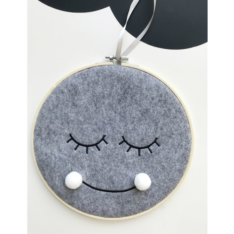 Baby Nursery Stores - Smiley en feutre de style nordique