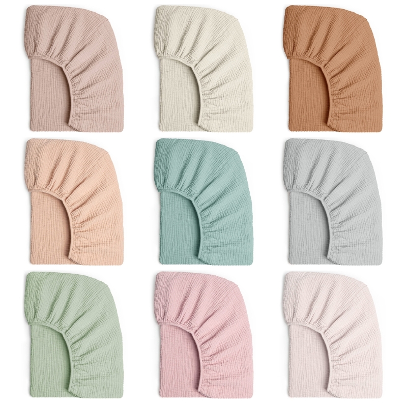 Baby Nursery Carpet - Drap-housse en mousseline de coton doux