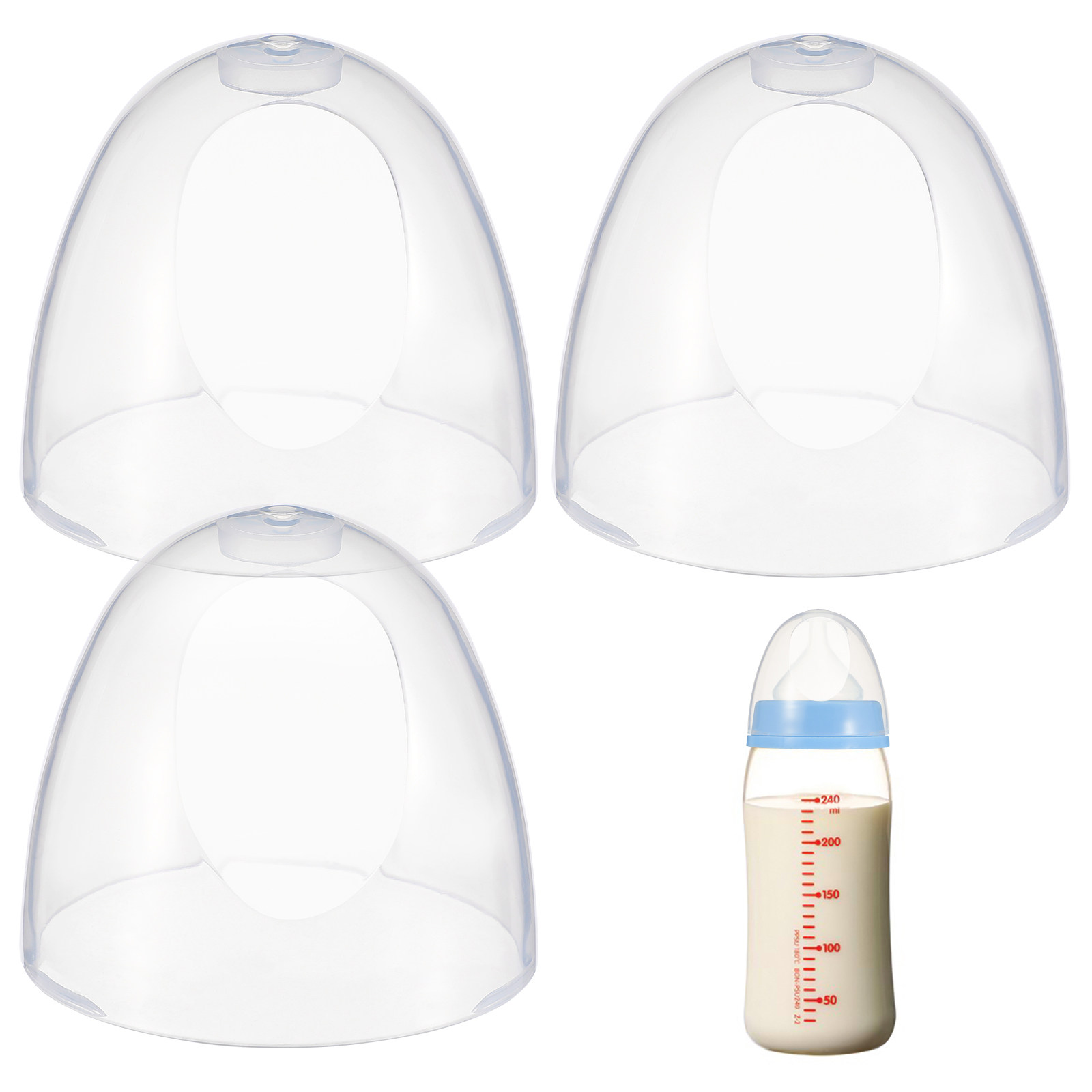 Nursing Cover Breastfeeding - Bouchons de biberon en plastique de