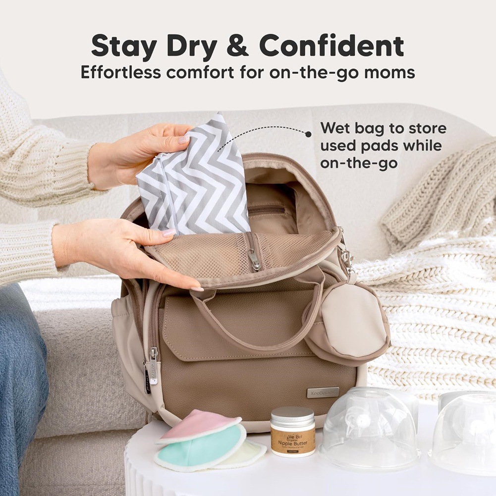Nursing Cover Breastfeeding - ABXE-Coussinets d'allaitement réutilisables et lavables (lot