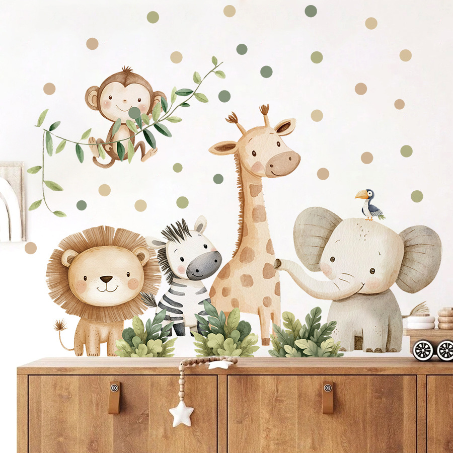 Autocollants muraux animaux de - Baby Nursery Modern avis et prix