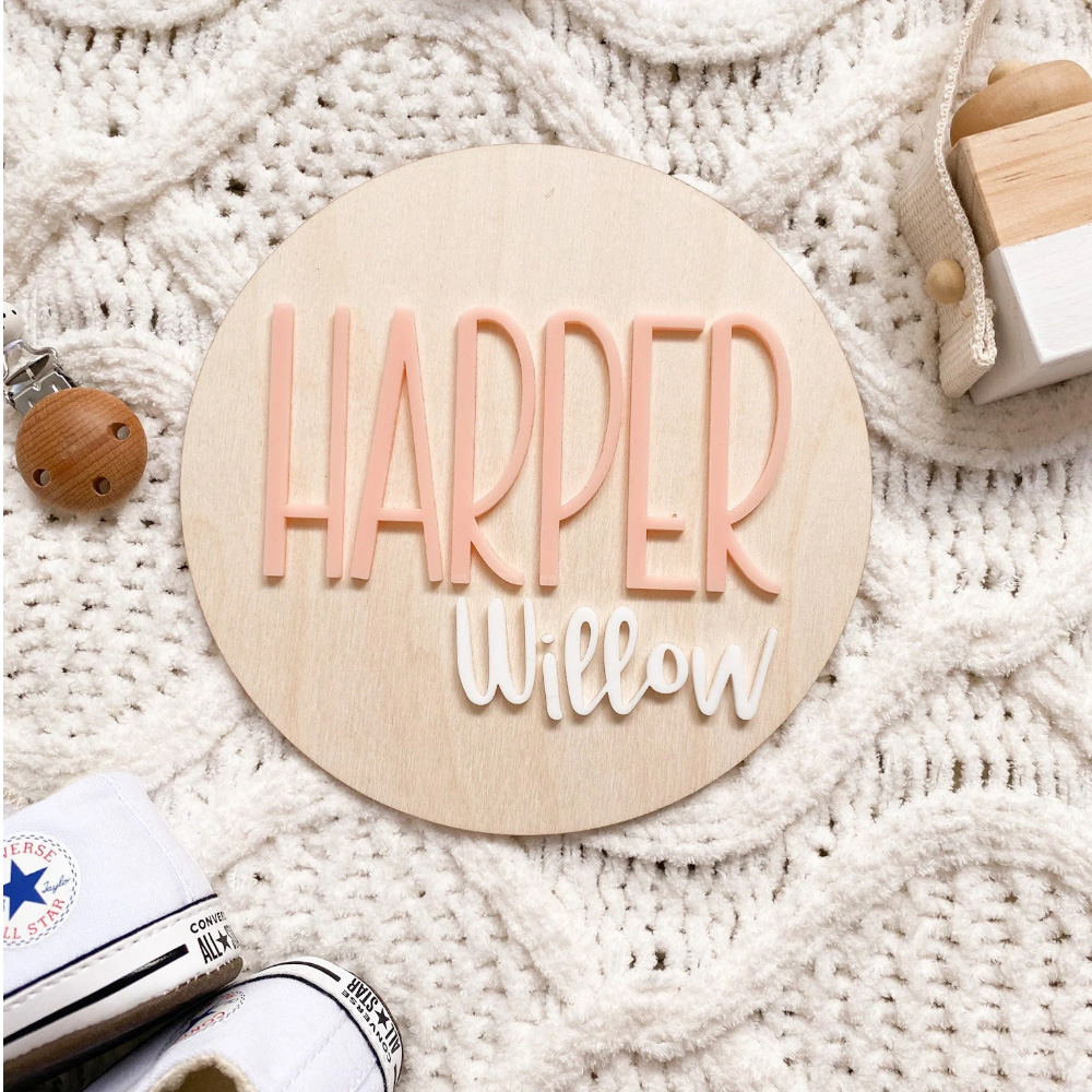 Plaque d'annonce de naissance  - Baby Nursery Name avis et prix