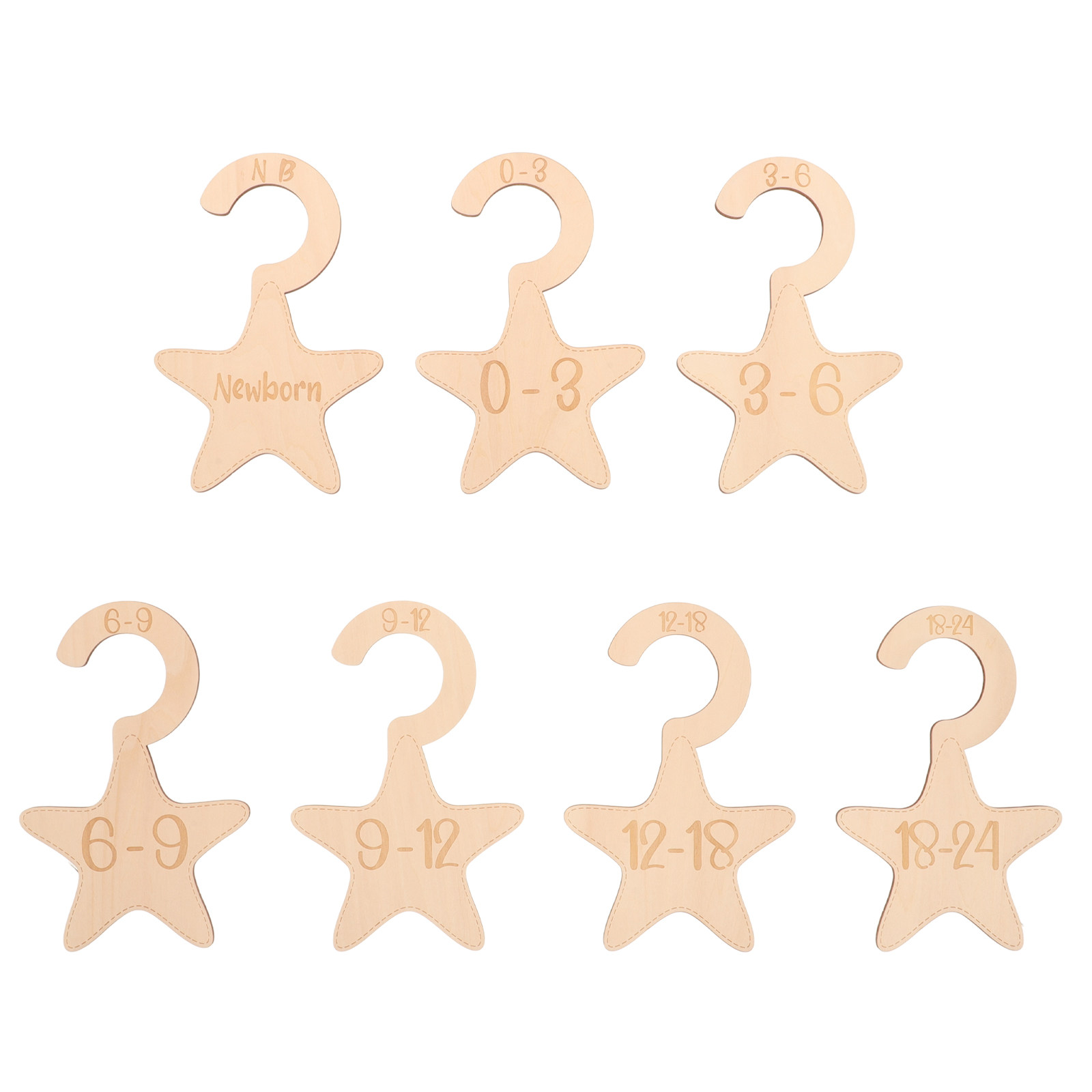 Ensemble de 7 séparateurs de p - Closet Organizer Baby avis et prix