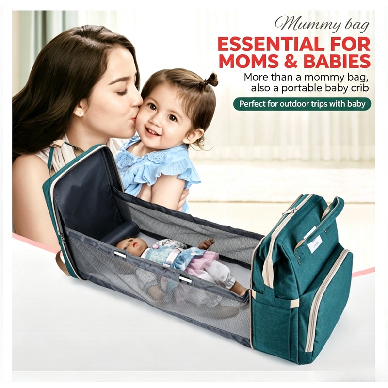 Sac à dos à langer grande capa - Baby Nursery Carpet avis et prix