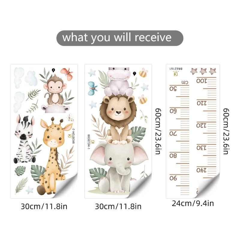 Autocollant de croissance pour - Baby Nursery Jungle Wallpaper avis et prix