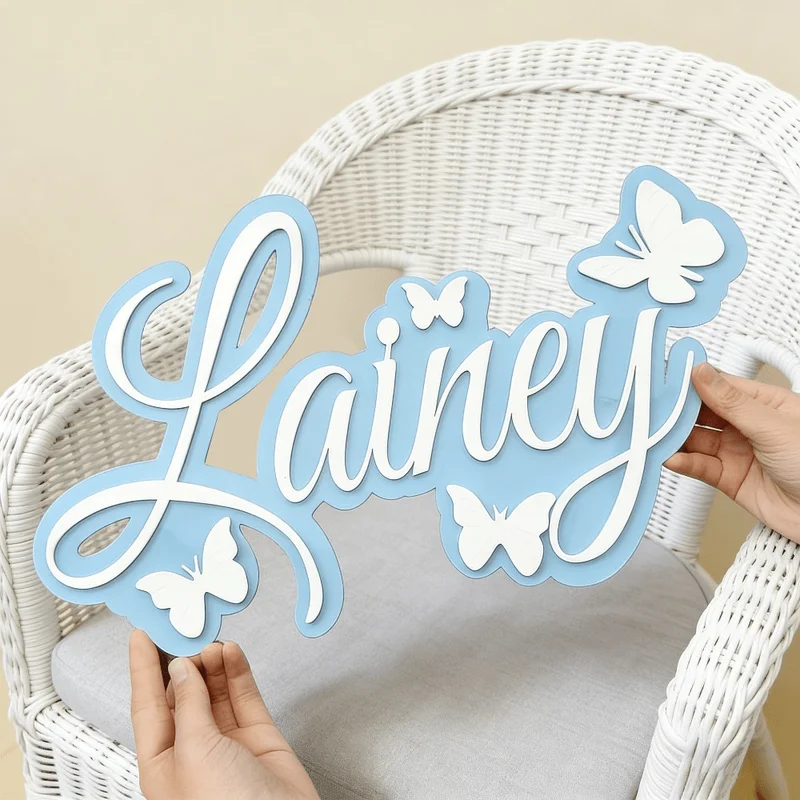 Plaque personnalisée avec le n - Baby Nursery Name avis et prix