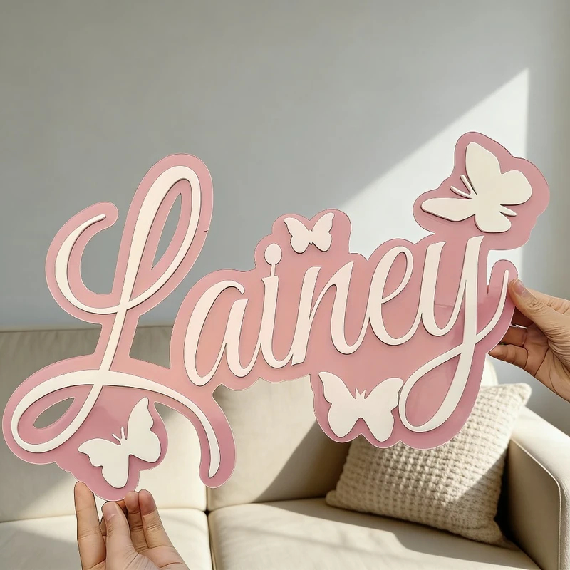 Plaque personnalisée avec le n - Baby Nursery Name avis et prix