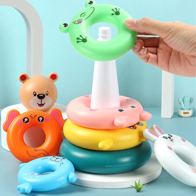 Tour d'anneaux empilables arc- - Baby Nursery Table avis et prix