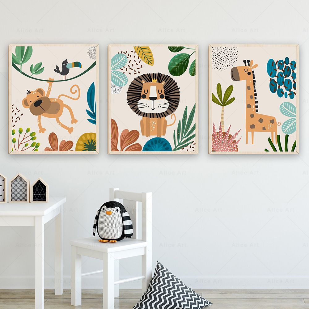 Affiches murales bohèmes avec  - Baby Zebra Nursery avis et prix
