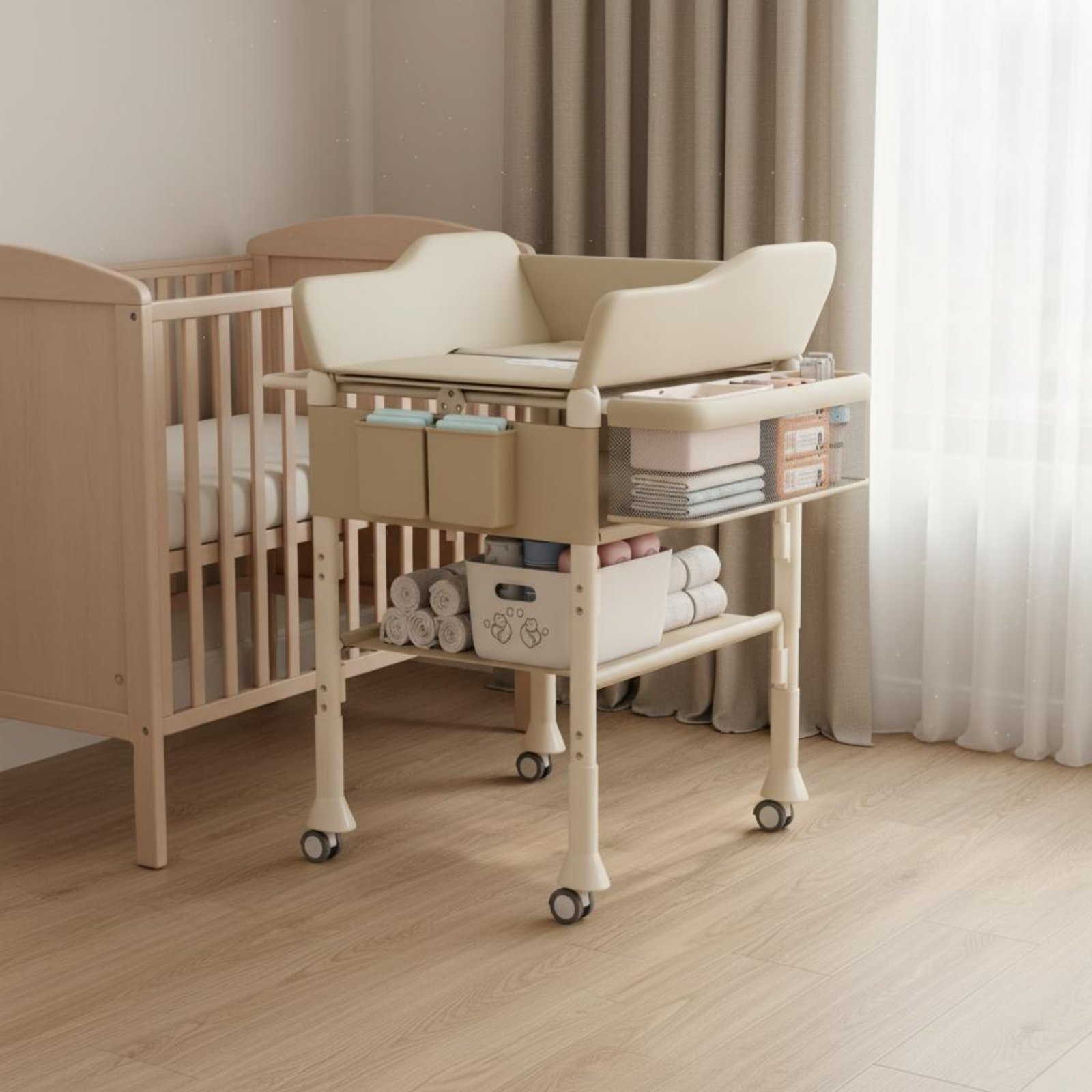 Table à langer et baignoire 2- - Baby Nursery Table avis et prix