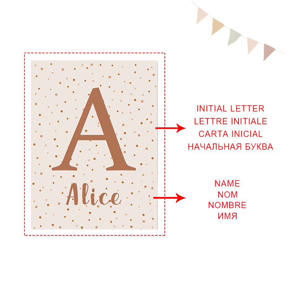 Abstrait soleil arc-en-ciel pe - Baby Name Wall Art avis et prix
