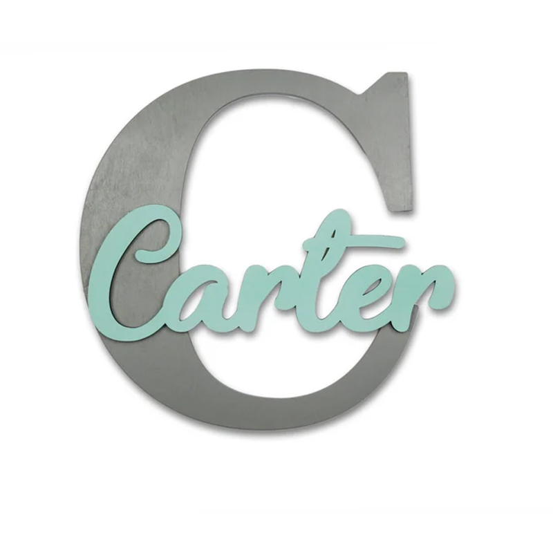 Lettres en bois, lettres mural - Baby Nursery Modern avis et prix
