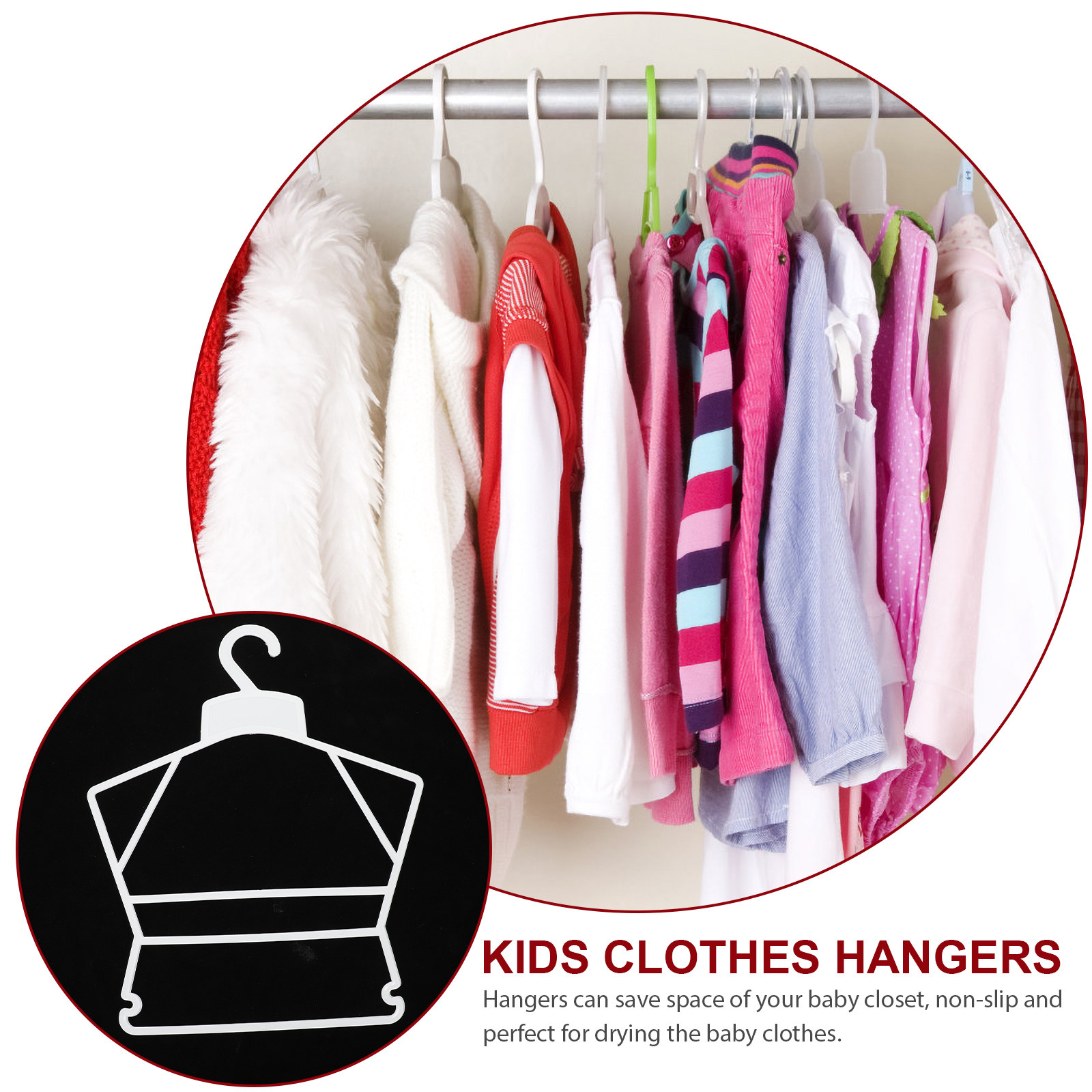 Cintres robustes en plastique  - Closet Organizer Baby avis et prix