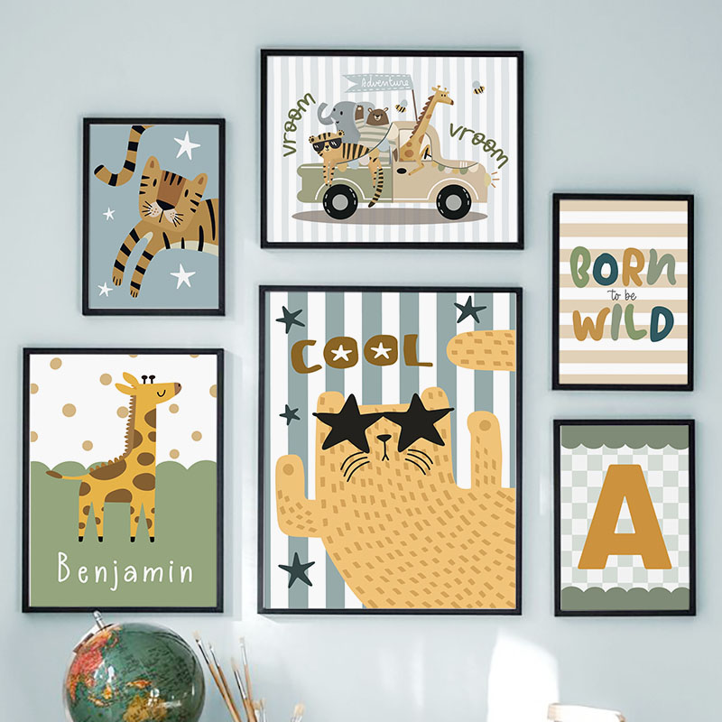Tableau mural personnalisé pou - Baby Name Wall Art avis et prix