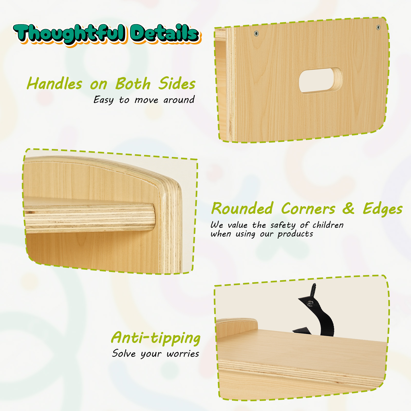 Armoire Montessori en bois à 2 - Baby Bookshelf Small avis et prix