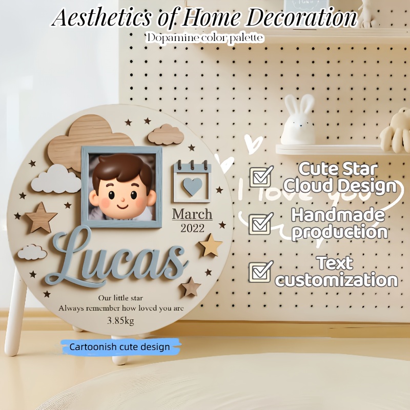 Cadre photo personnalisé pour  - Baby Nursery Name avis et prix