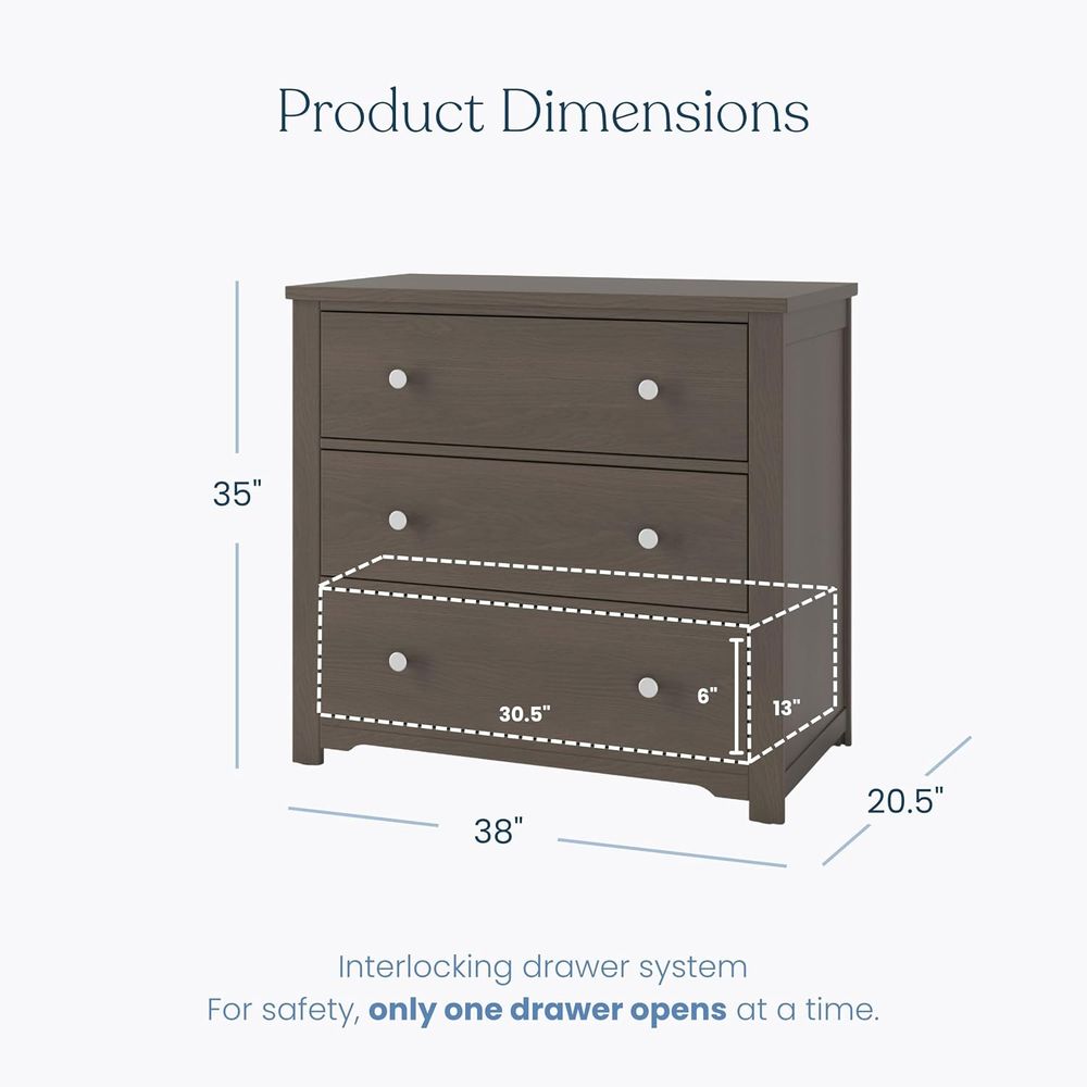 Harmony 3-Der Drer avec table  - Baby Nursery Table avis et prix