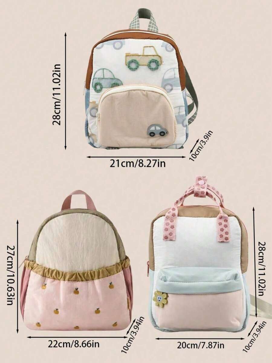 Sac à dos mignon brodé avec no - Baby Nursery Backpack avis et prix
