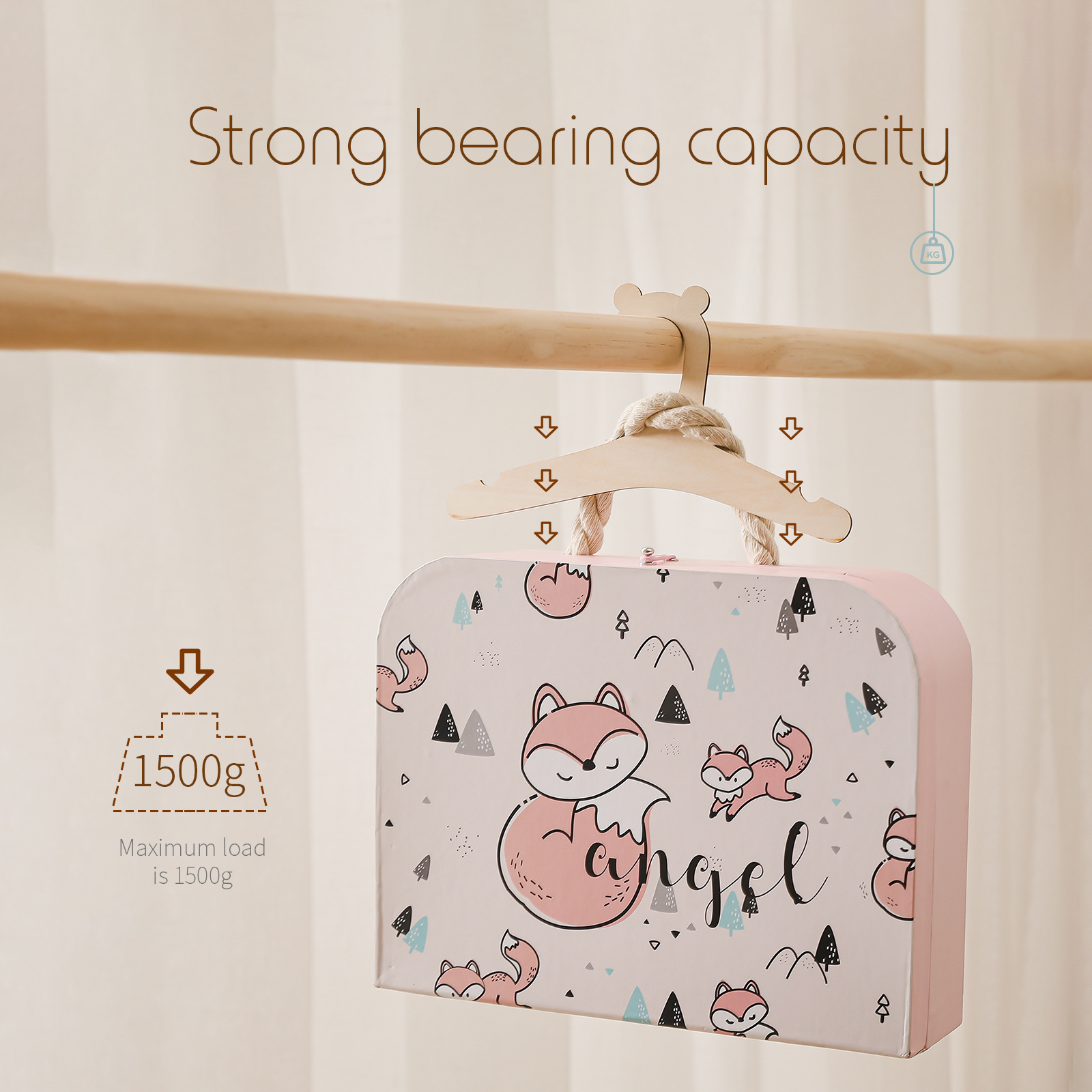5/10 pièces Cintres en bois po - Baby Nursery Uniform avis et prix