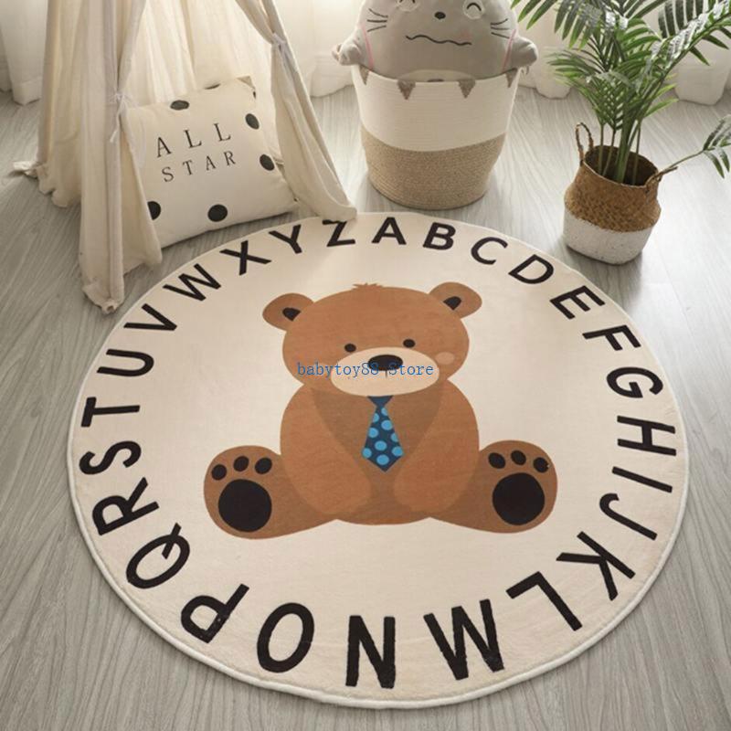 Y4UD – tapis jeu rond imprimé  - Baby Nursery Carpet avis et prix