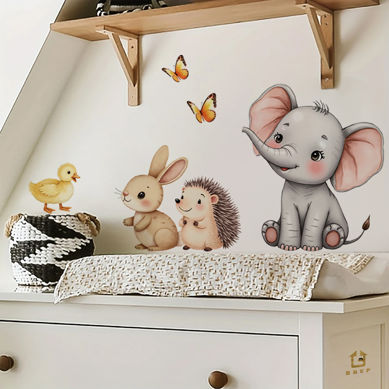 Autocollant mural d'animal de  - Baby Nursery Wall Art avis et prix