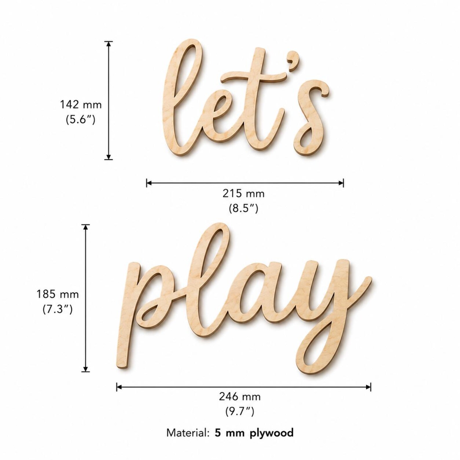 Panneau mural en bois « Let's  - Baby Nursery Wall Art avis et prix