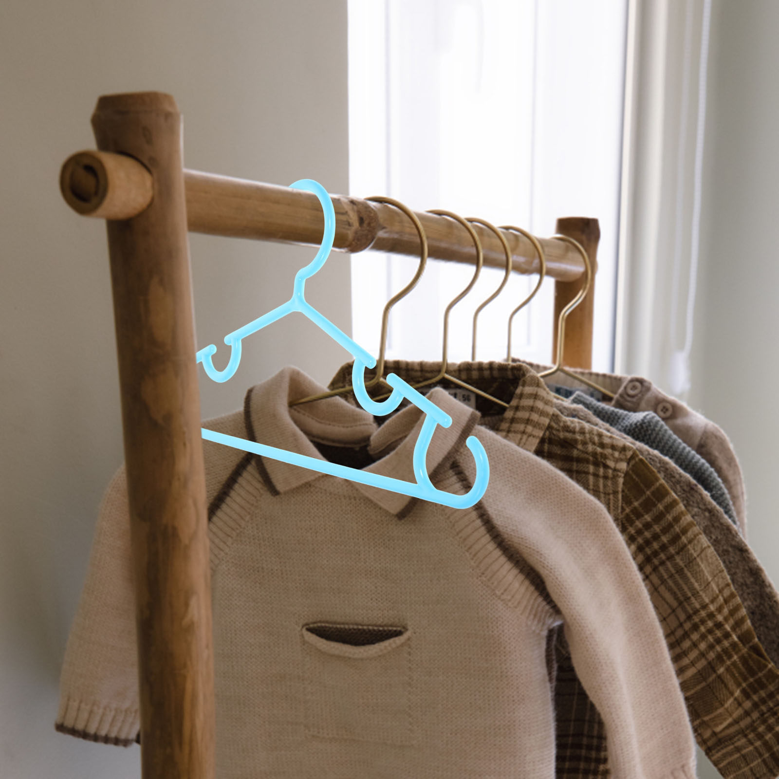 Lot de 10 cintres robustes ant - Closet Organizer Baby avis et prix