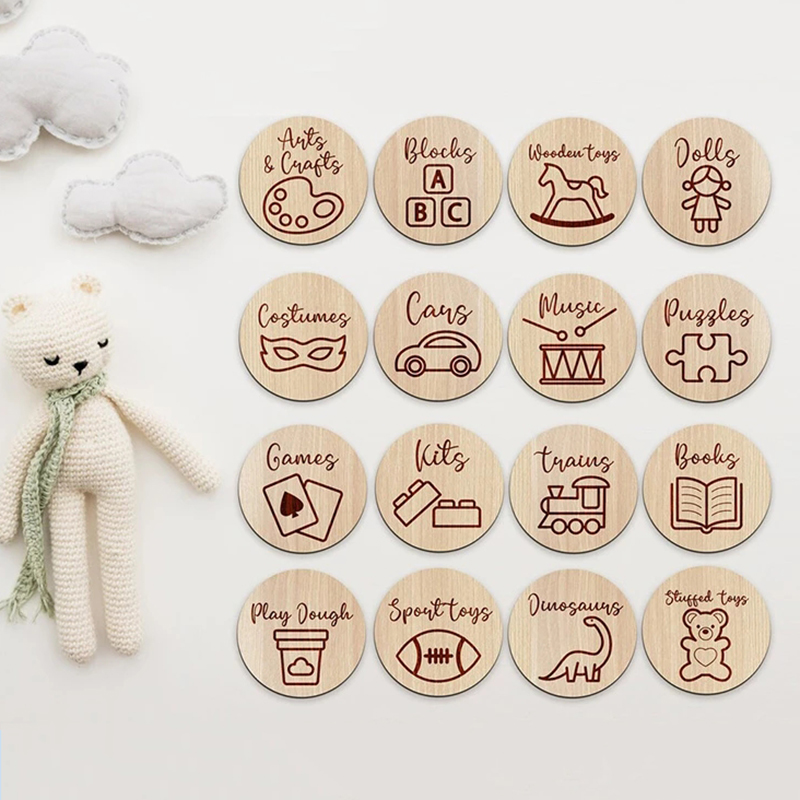 Étiquettes de rangement en boi - Baby Nursery Things avis et prix
