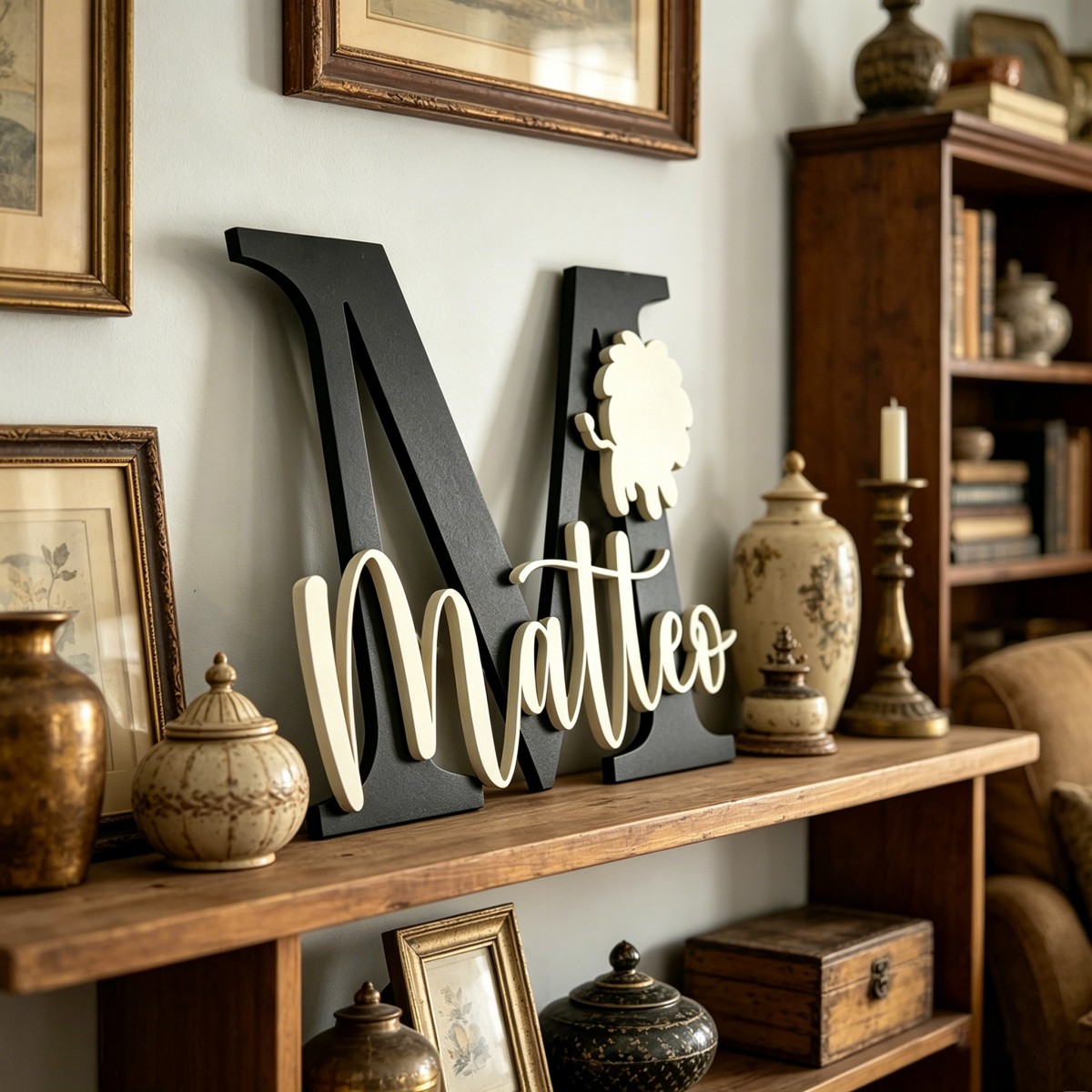 1 plaque nominative en bois pe - Baby Nursery Name avis et prix