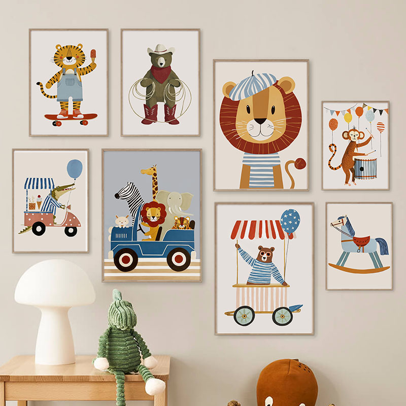 Tableau mural en toile amusant - Baby Nursery Modern avis et prix