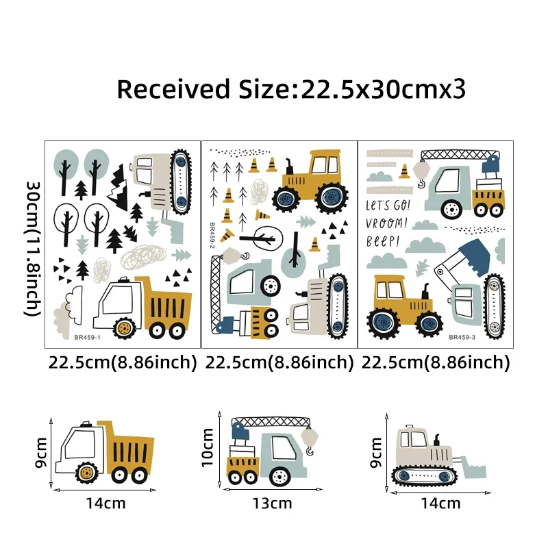 Autocollants muraux de camion  - Baby Nursery Things avis et prix