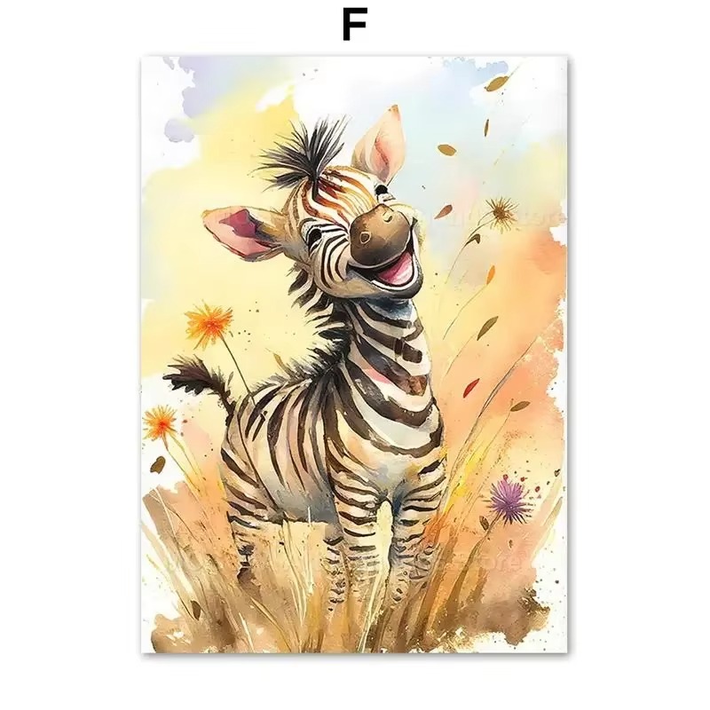 Tableau mural en toile pour ch - Baby Zebra Nursery avis et prix
