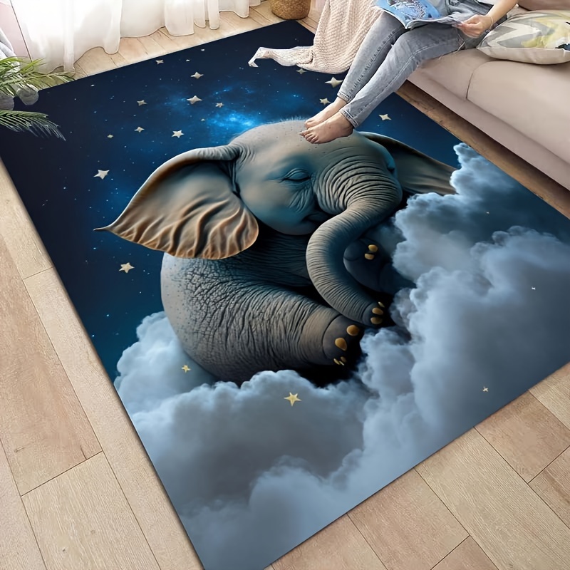 Tapis éléphant de rêve pour cr - Baby Nursery Carpet avis et prix
