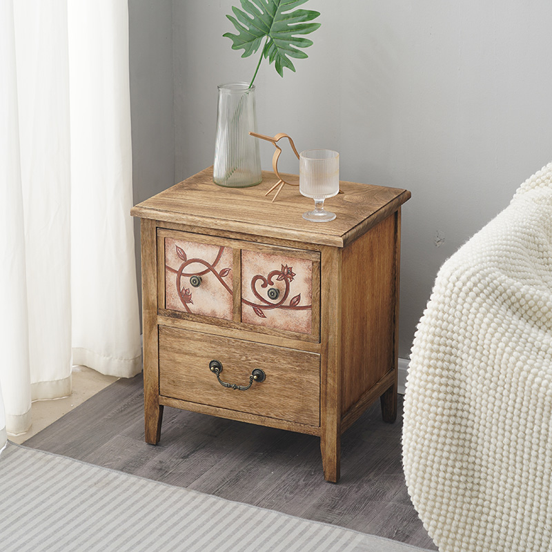 Table de chevet en bois nature - Baby Nursery Table avis et prix