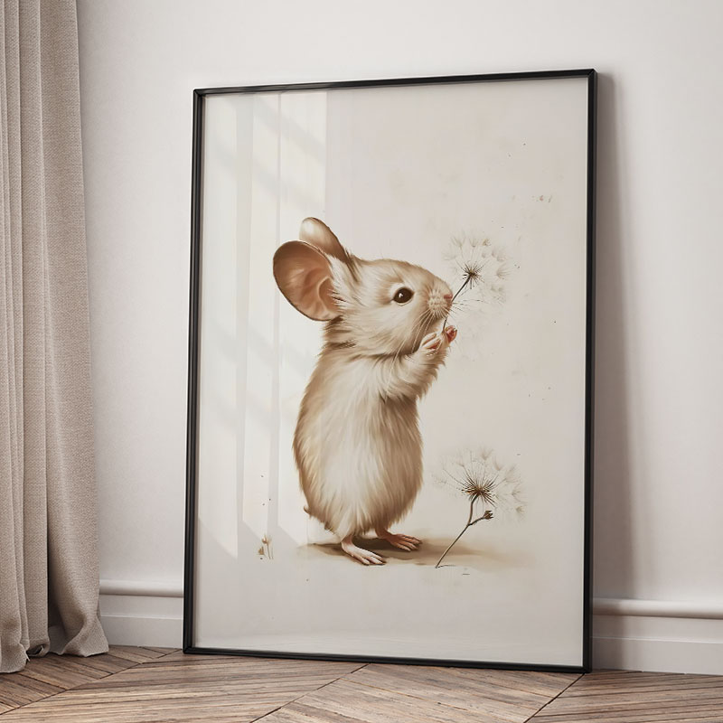 Affiches d'animaux (Ours, Lapi - Baby Nursery Modern avis et prix
