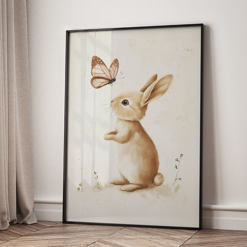 Affiches d'animaux (Ours, Lapi - Baby Nursery Modern avis et prix
