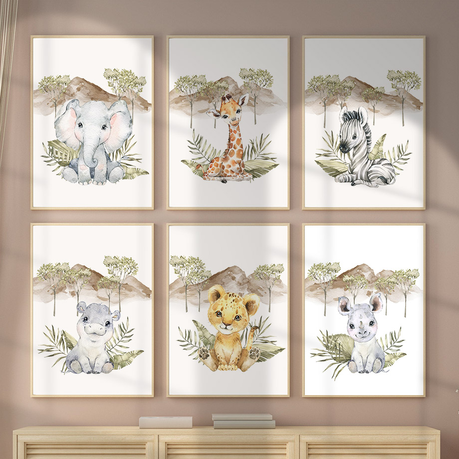 Affiches murales girafe, zèbre - Baby Zebra Nursery avis et prix