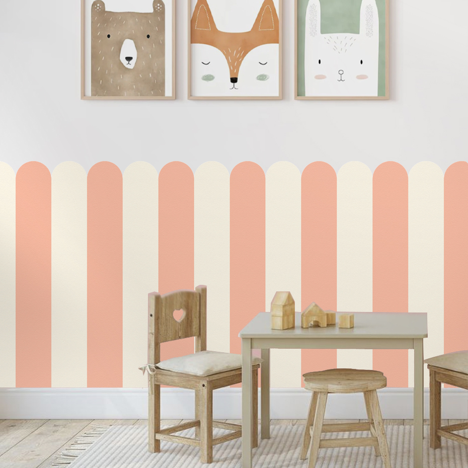 Papier peint en Arc à rayures  - Baby Nursery Wall Art avis et prix