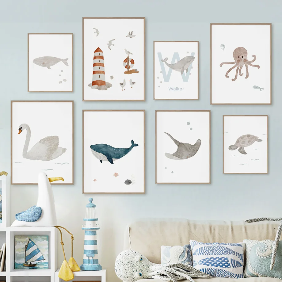 Toile d'Art Mural avec Nom Per - Baby Name Wall Art avis et prix
