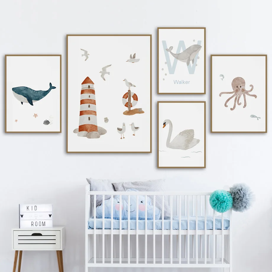Toile d'Art Mural avec Nom Per - Baby Name Wall Art avis et prix