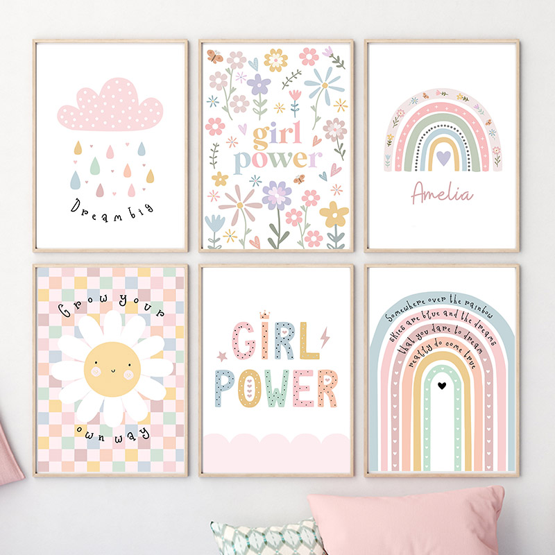 Toile d'art mural avec soleil, - Baby Nursery Modern avis et prix