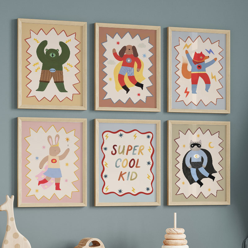 Peinture sur toile murale pour - Baby Nursery Modern avis et prix