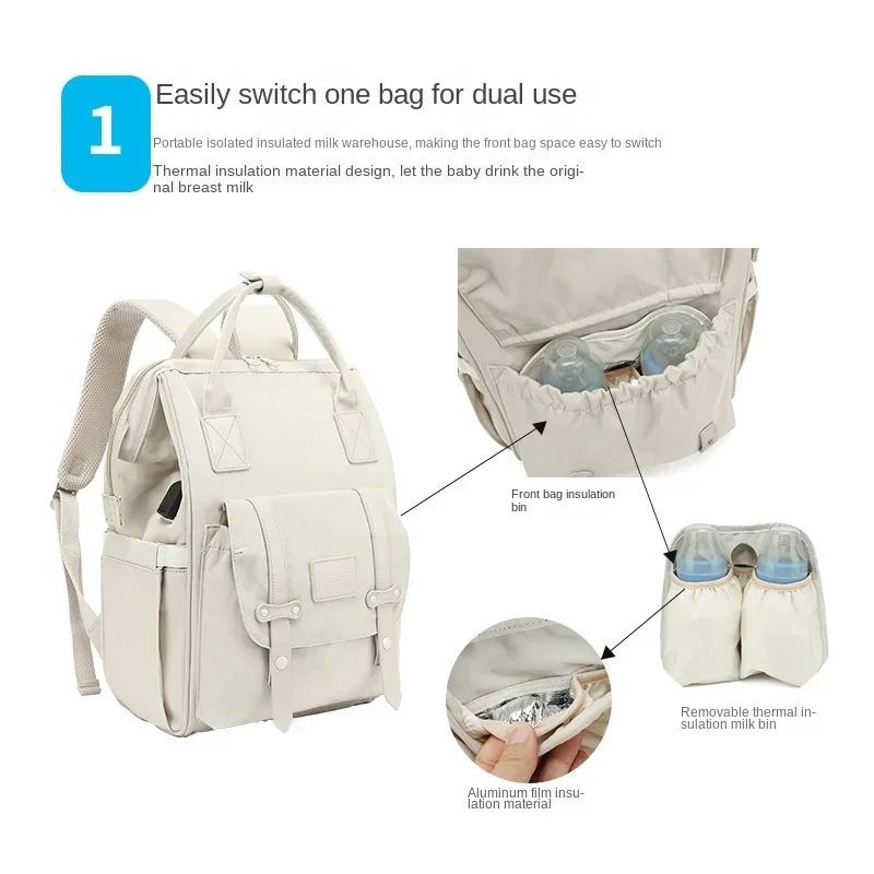 Sac à langer pour bébé, sac à  - Baby Nursery Backpack avis et prix
